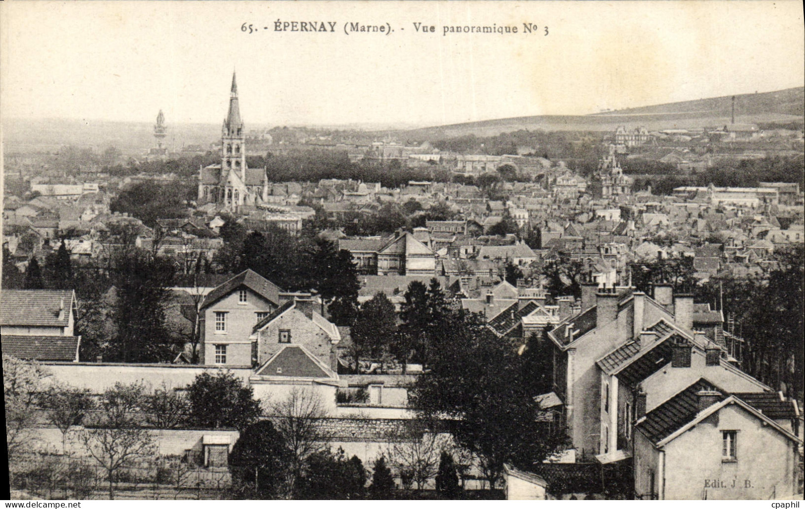CPA Epernay Vue Penoramique