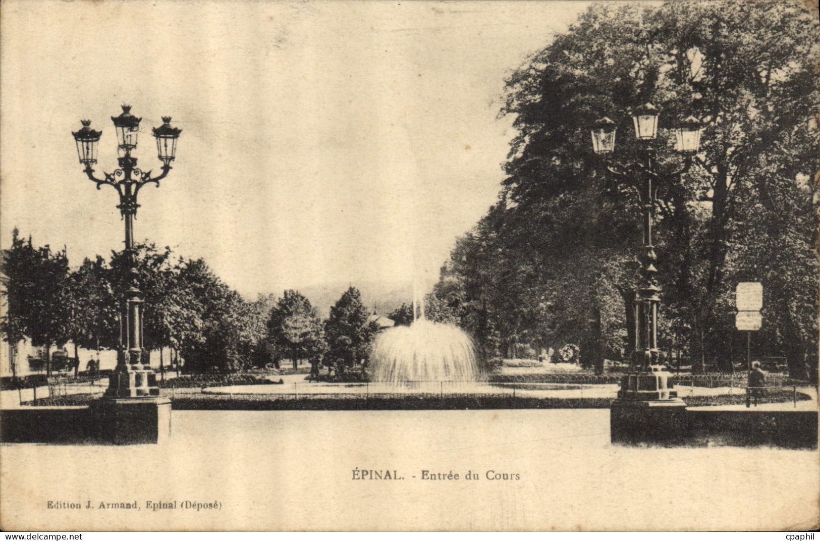 CPA Epinal Entree du Cours