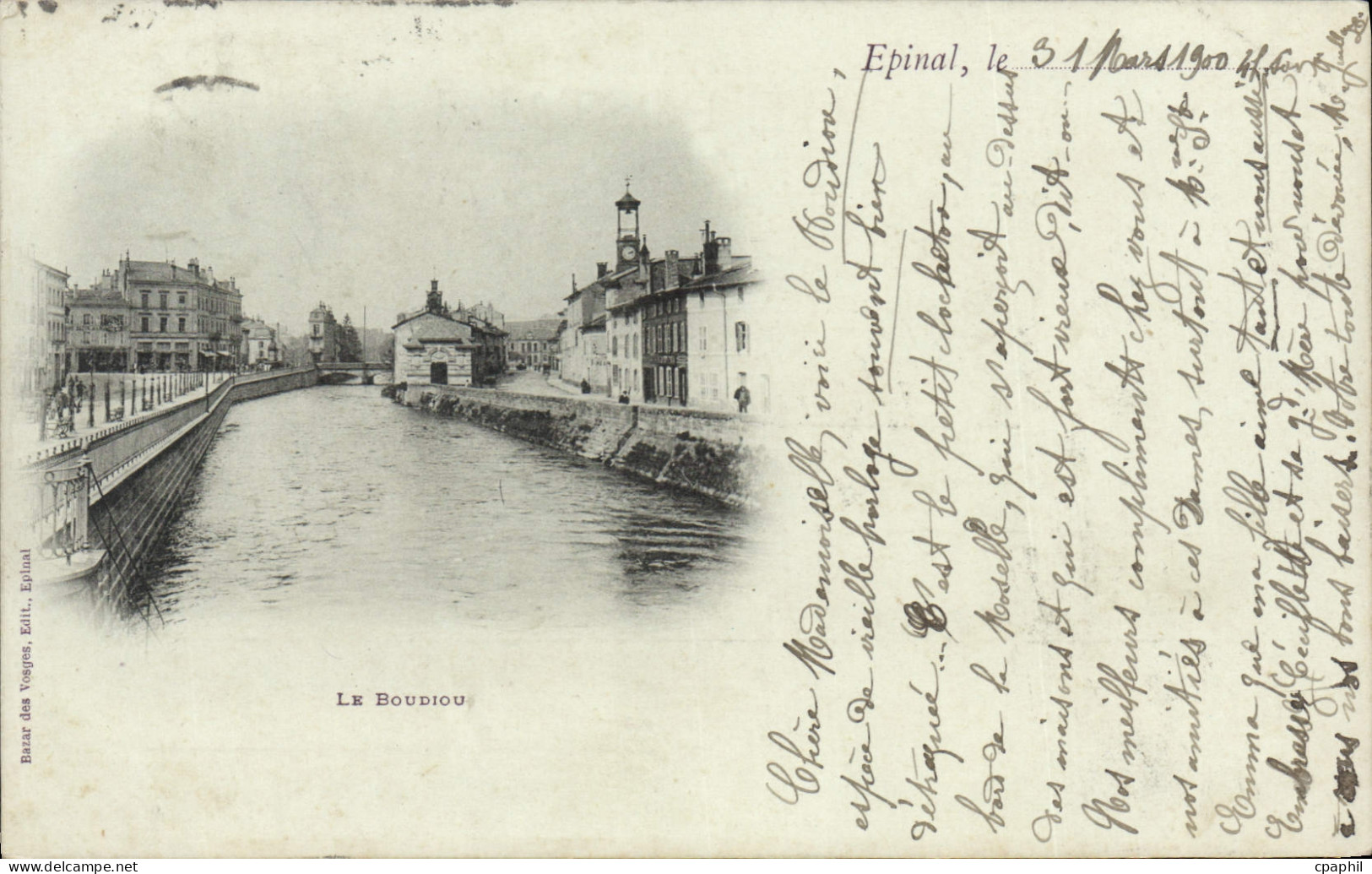 CPA Epinal Le Boudiou