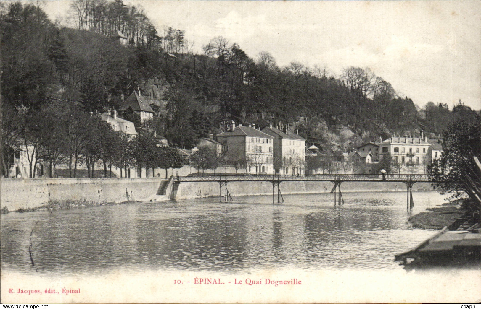 CPA Epinal Le quai Dogneville