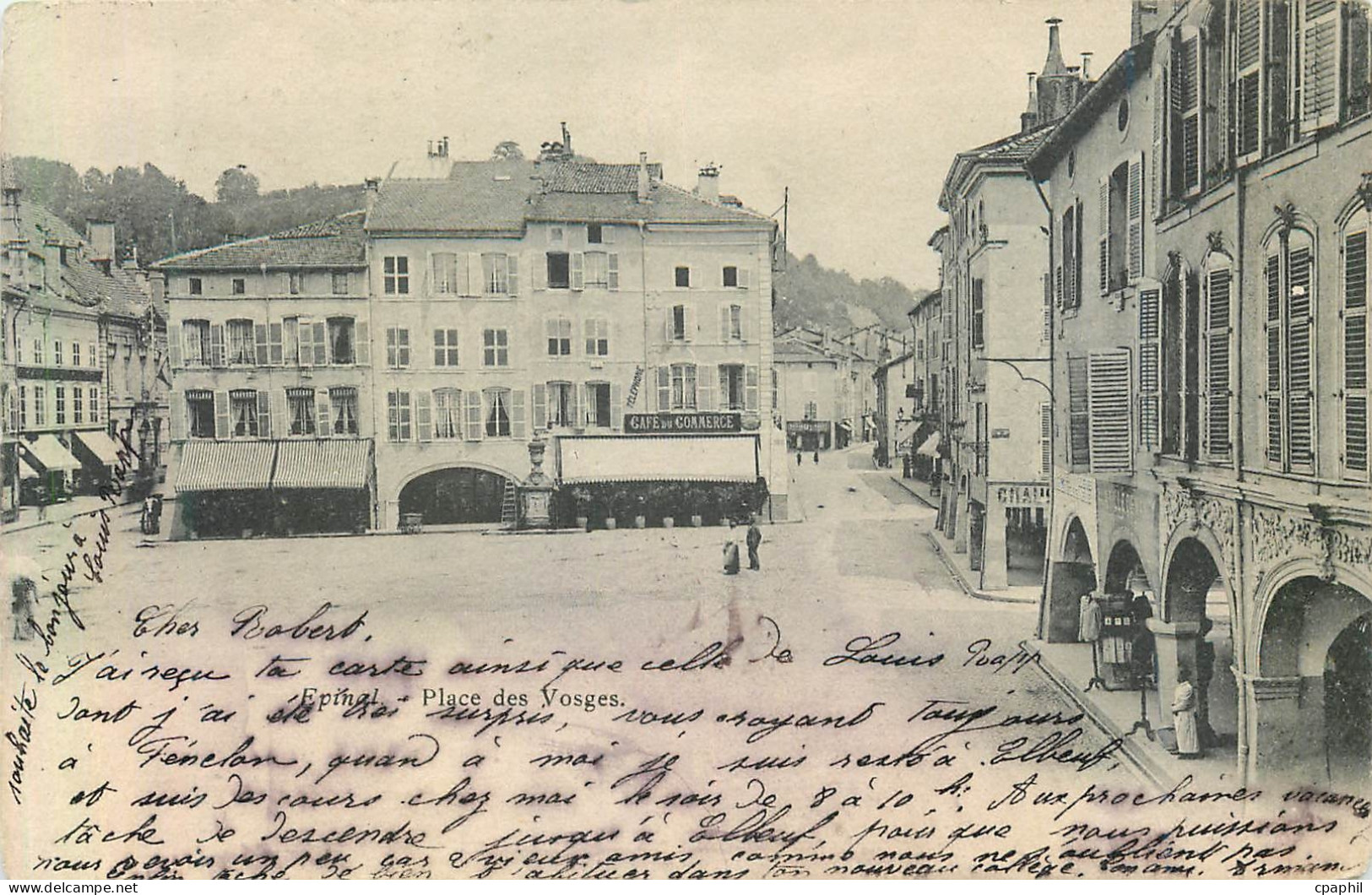 CPA Epinal Place des Vosges