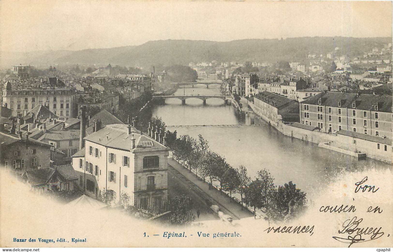 CPA Epinal Vue generale