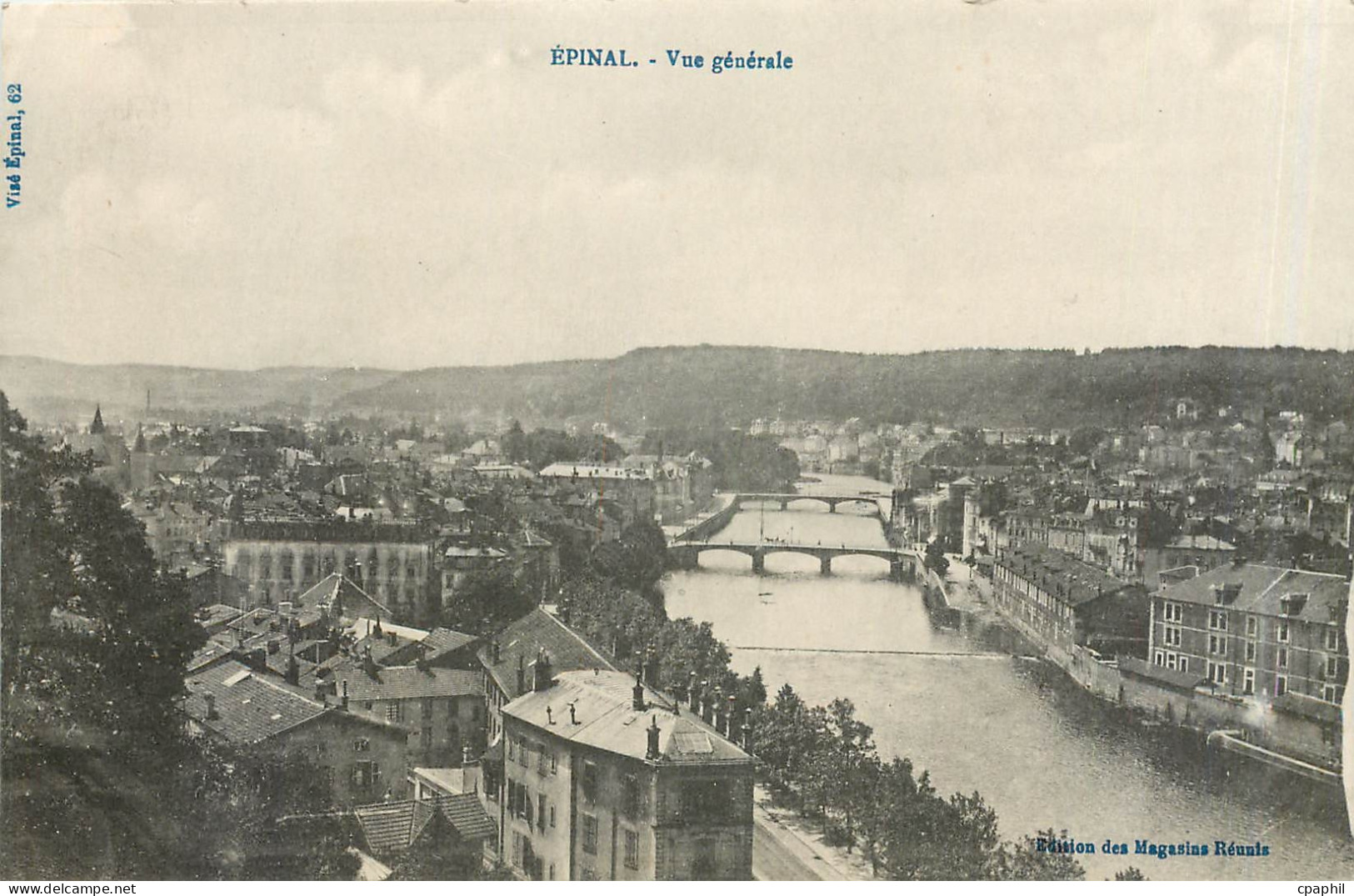CPA Epinal Vue Generale