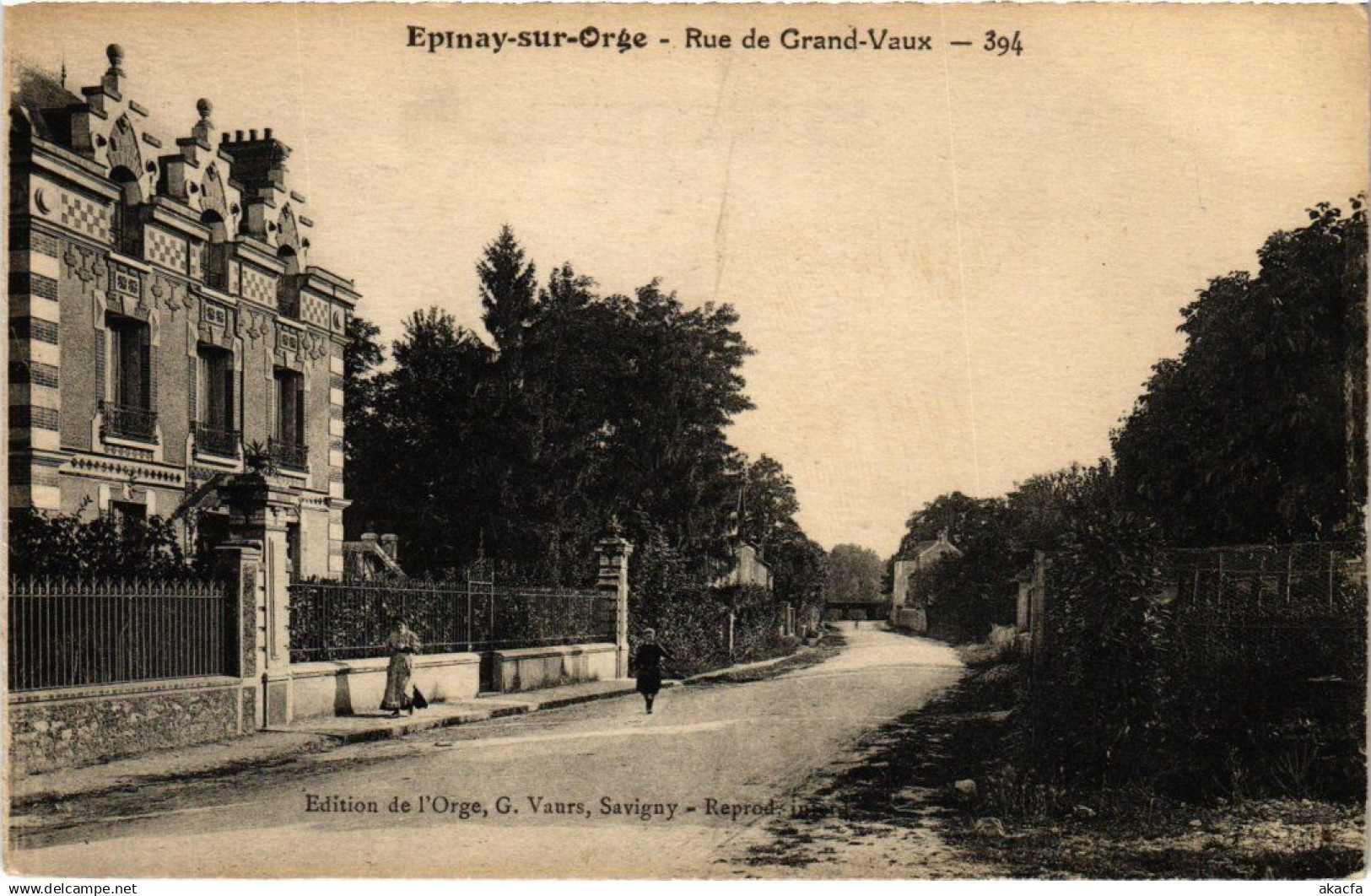 CPA Epinay s Orge Rue de Grandvaux (1349558)