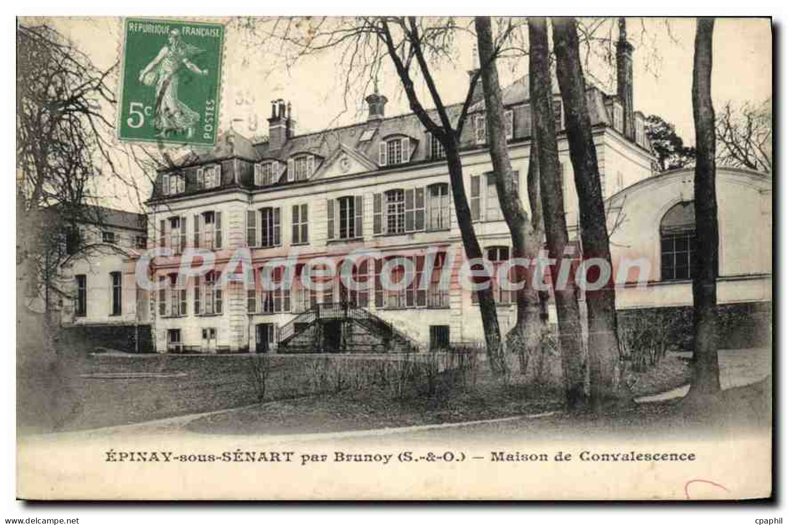 CPA Epinay Sous Senart Par Brunoy Maison De Convalescence