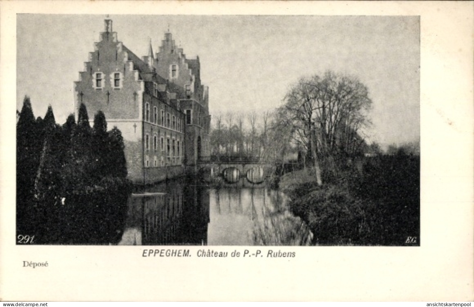 CPA Eppegem Eppeghem Zemst Flämisch Brabant, Chateau de P.-P. Rubens