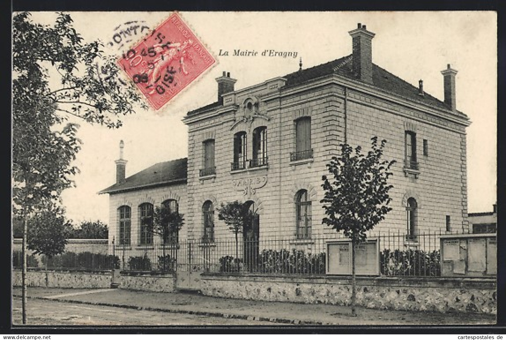 CPA Eragny, La Mairie d`Eragny