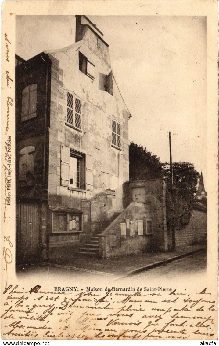 CPA Eragny Maison de Bernardin de St Pierre (1318150)