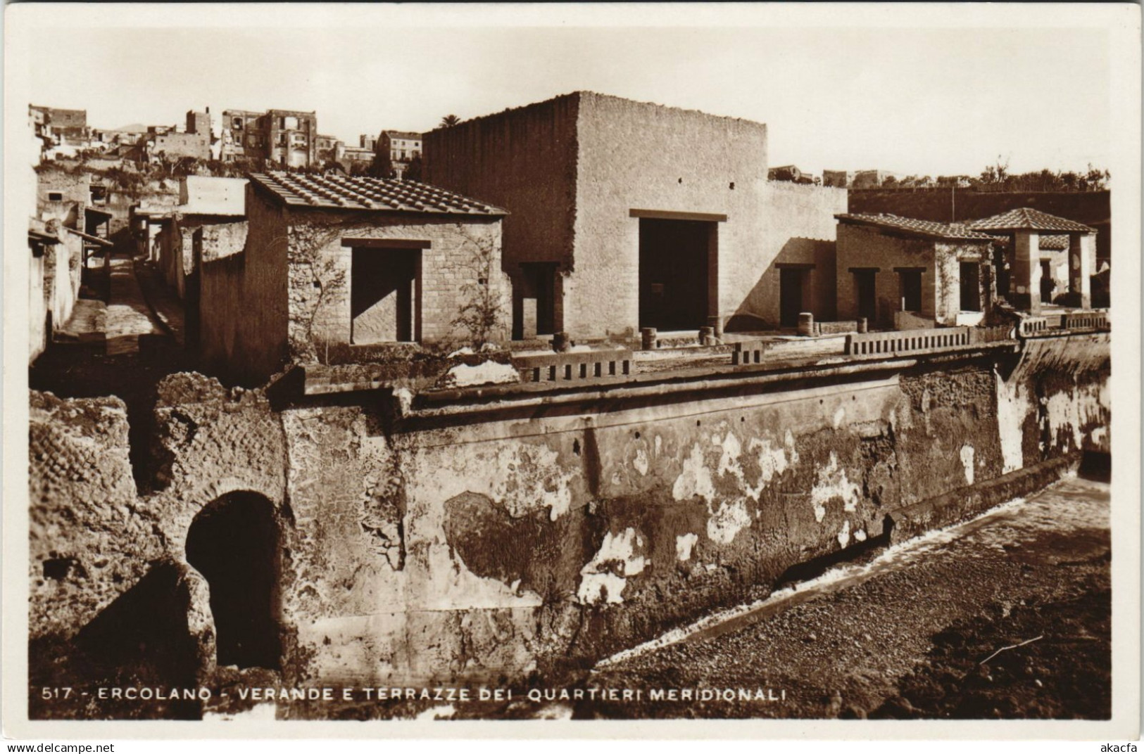 CPA Ercolano Verande e Terrazze ITALY (15147)