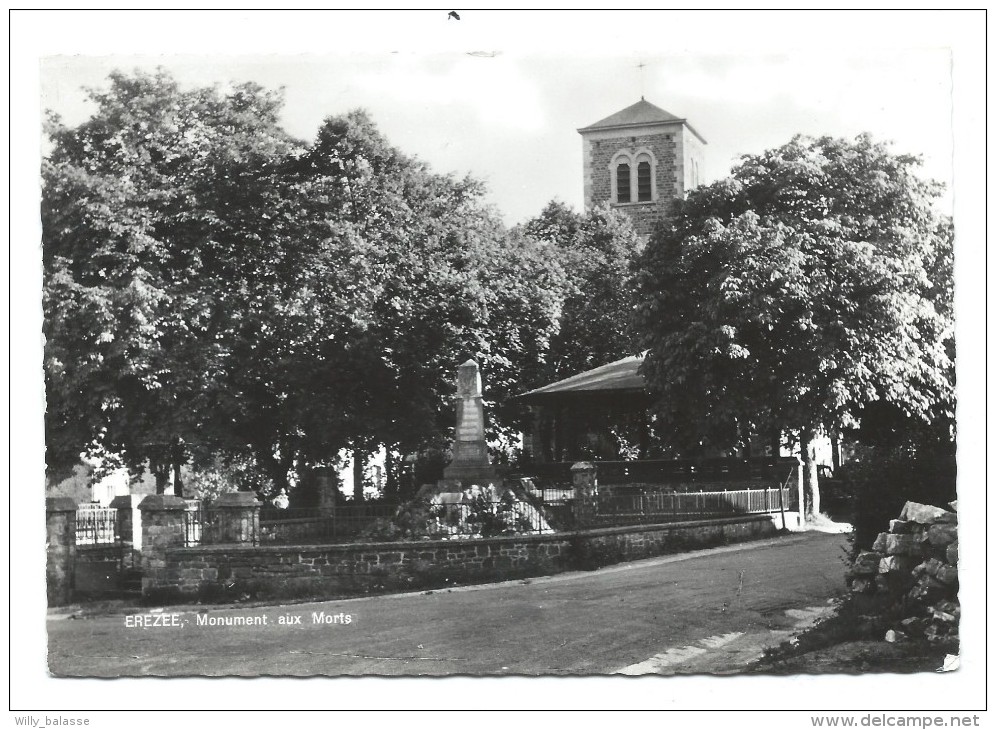 CPA - EREZEE - Monument aux morts  //