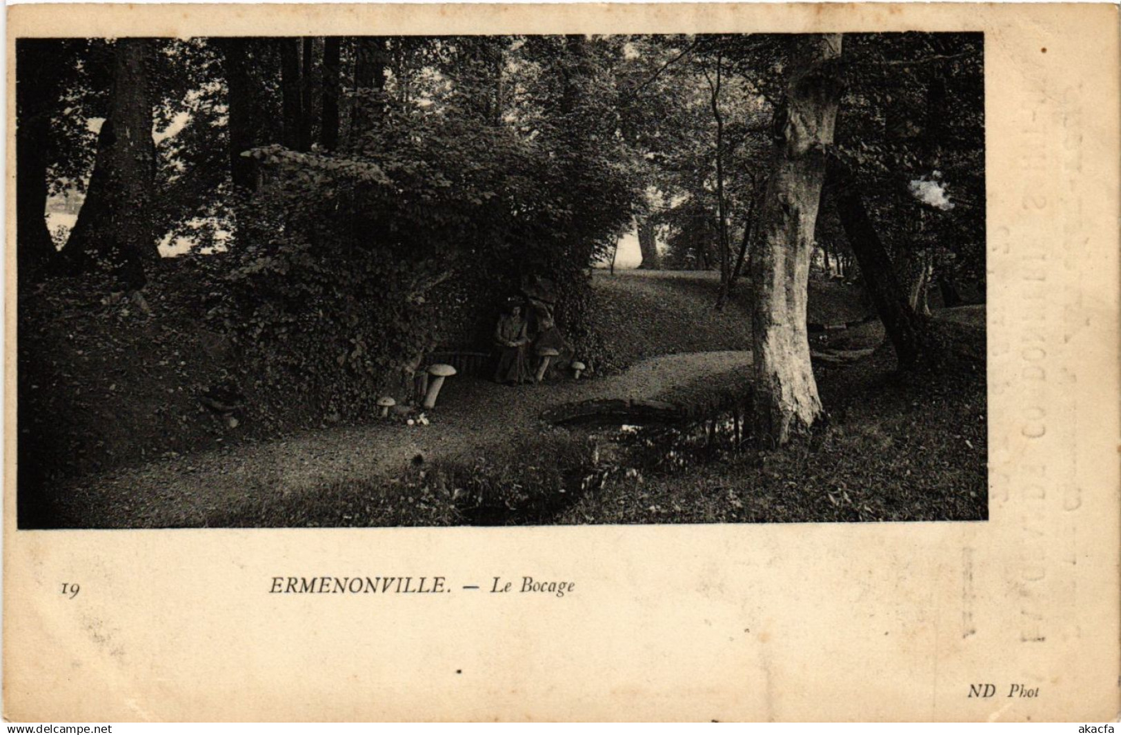 CPA ERMENONVILLE - Le Bocage (290974)