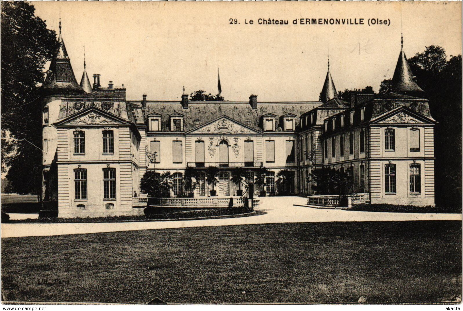 CPA Ermenonville Le Chateau (1187185)