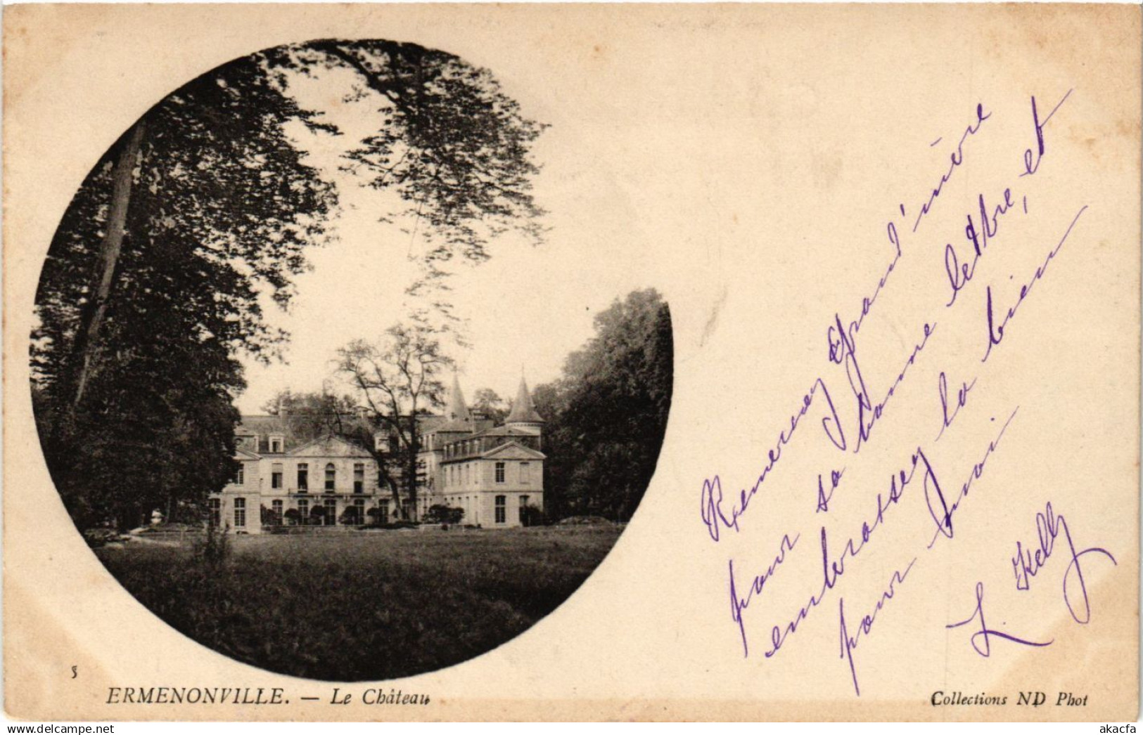 CPA ERMENONVILLE - Le Chateau (290975)