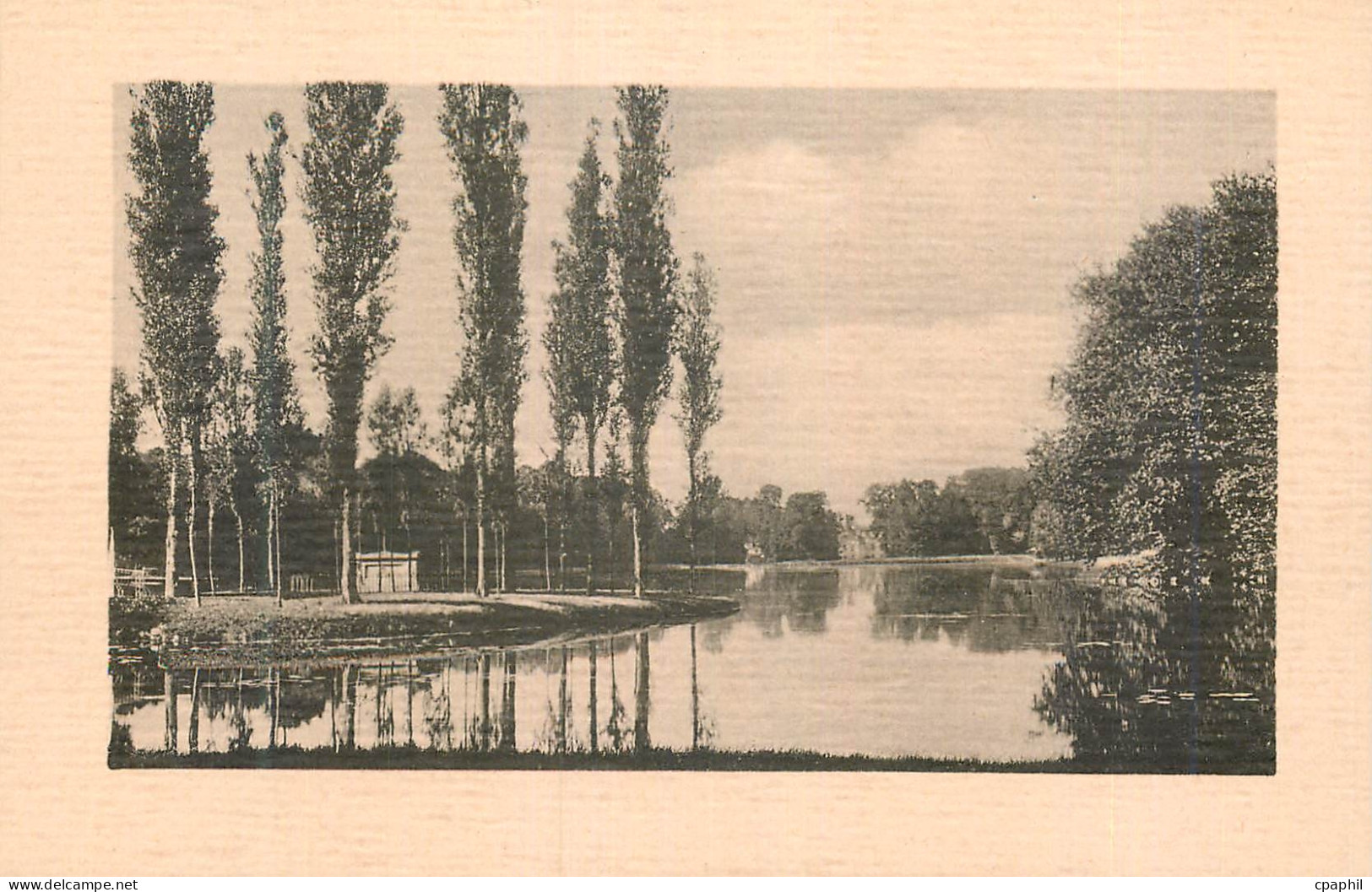 CPA Ermenonville Le Parc L'Ile des Peupliers