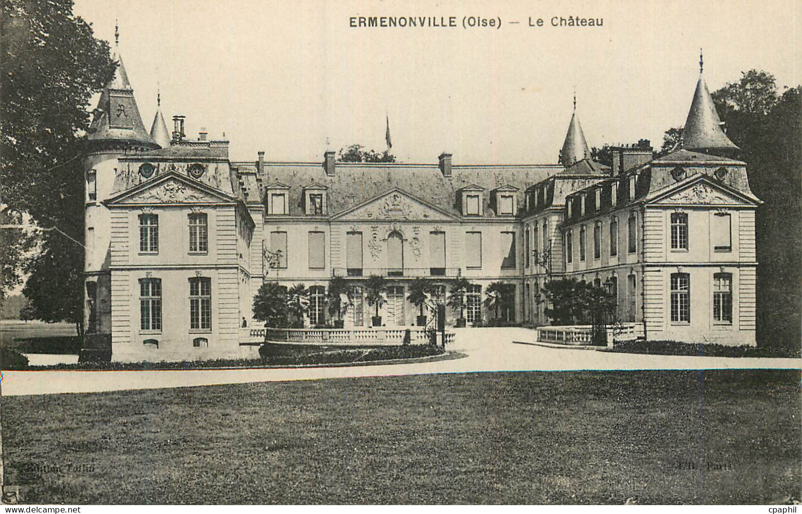CPA Ermenonville(Oise) Le Chateau