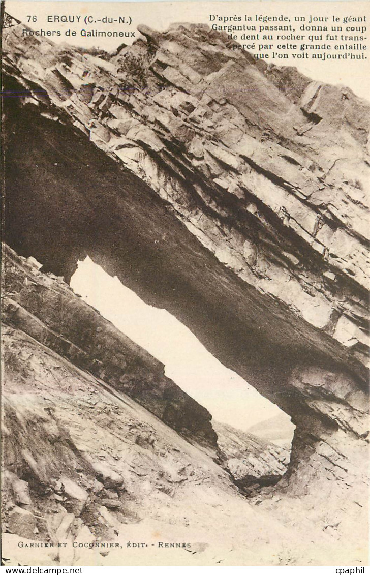 CPA Erquy C du N Rochers de Galimoneux