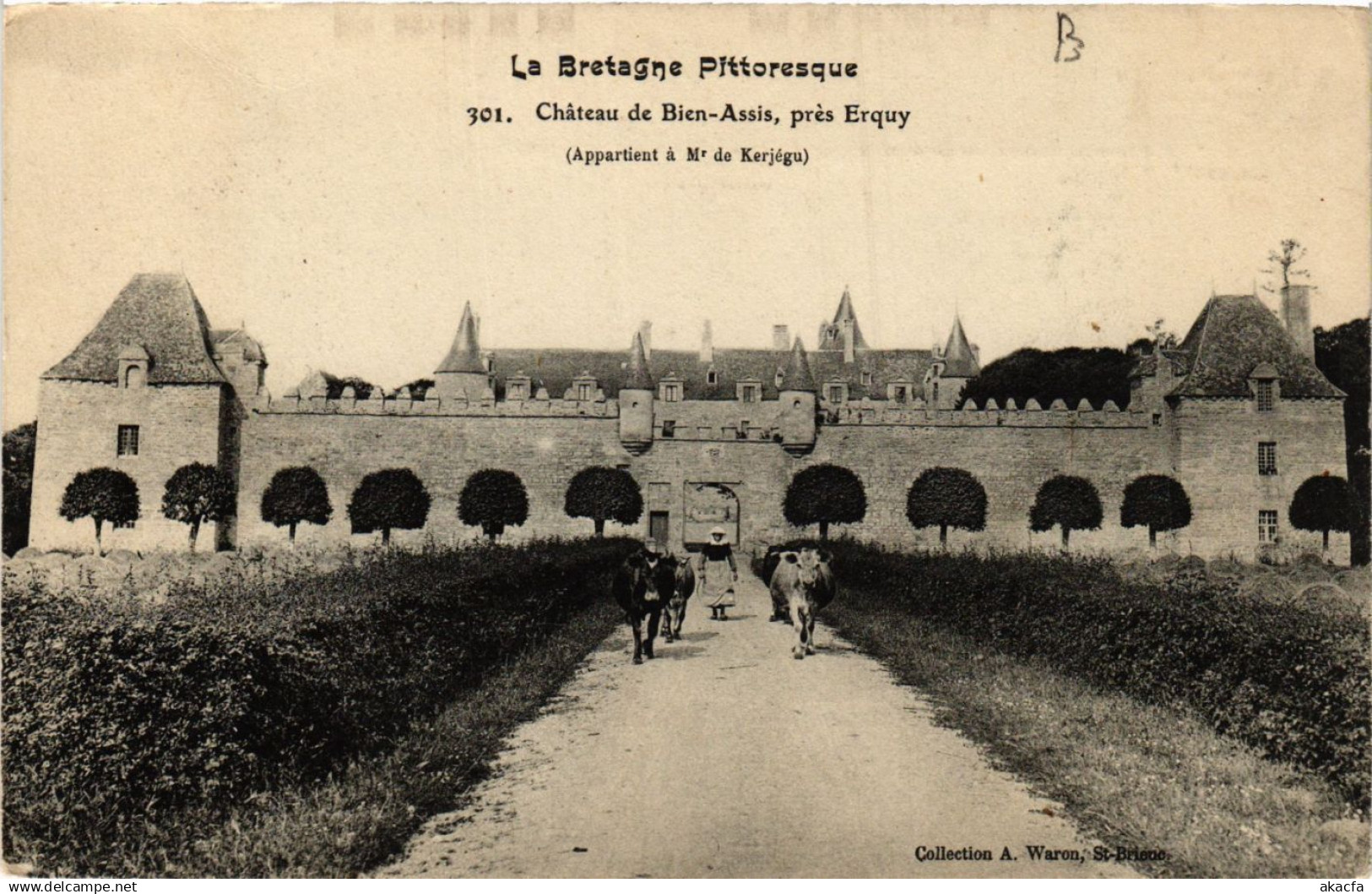 CPA ERQUY - Chateau de Bien-Assis - pres ERQUY (381668)