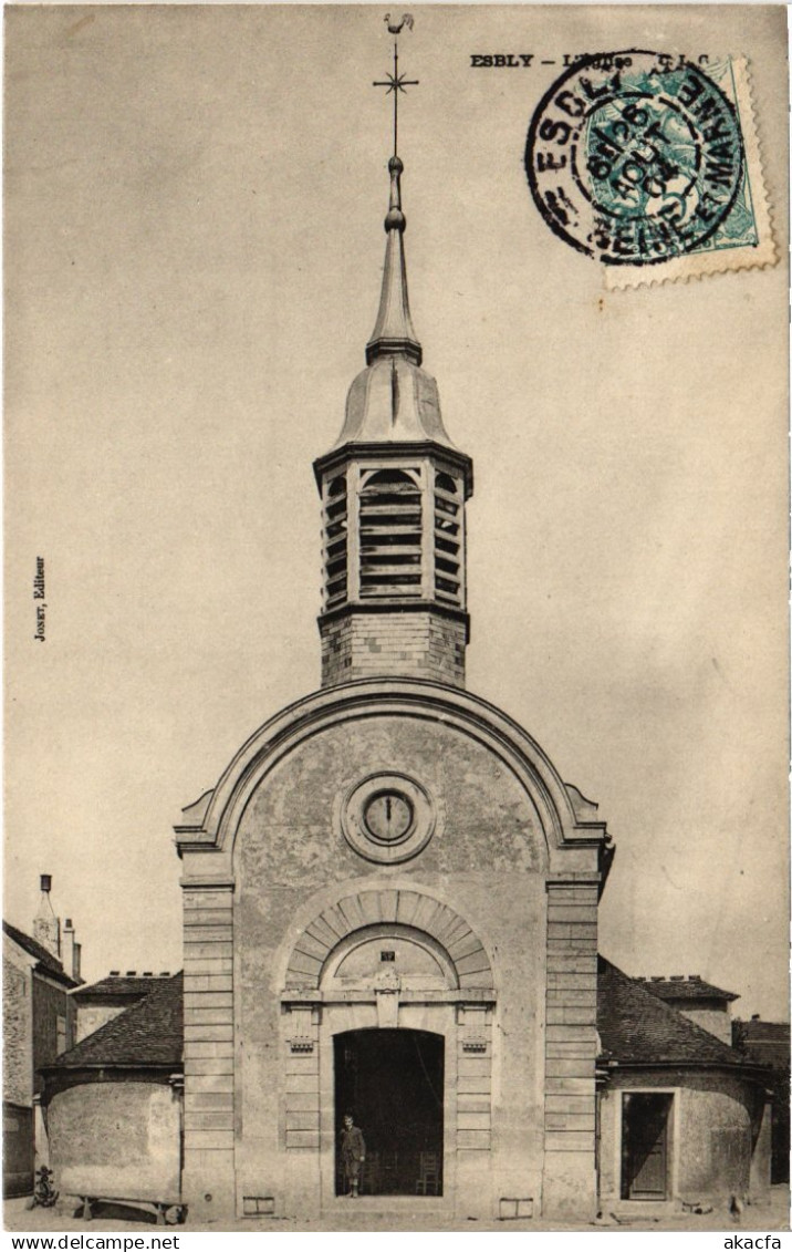 CPA ESBLY Eglise (1329074)