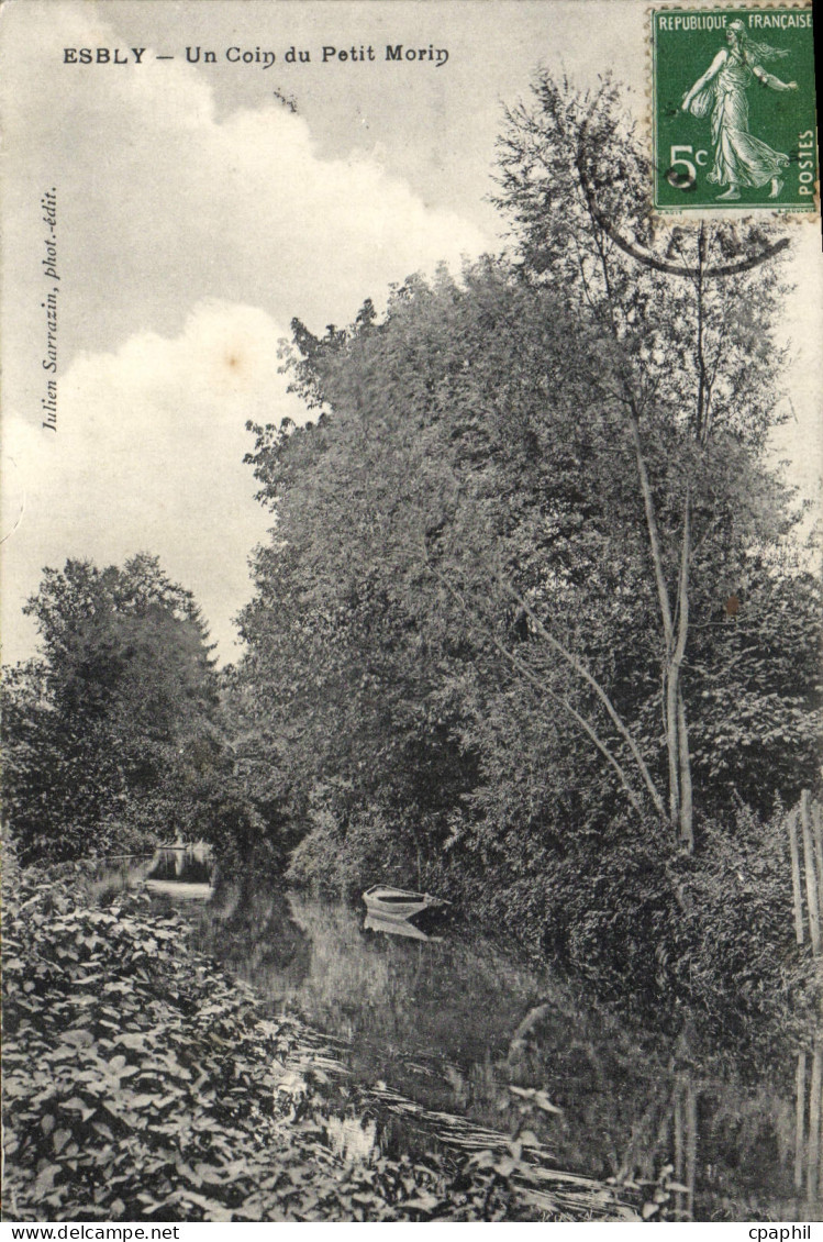 CPA Esbly Un Coin Du Petit Morin