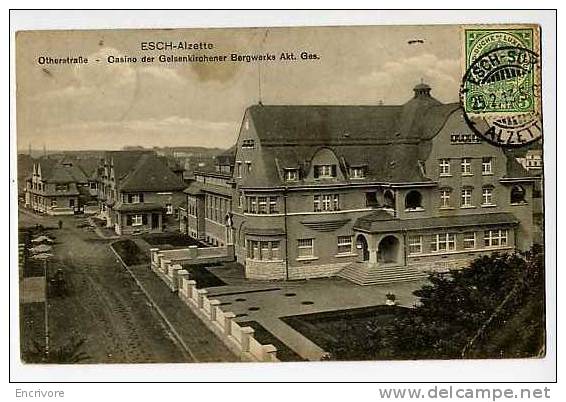 cpa ESCH ALZETTE casino der gelsenkirchener bergwerks akt. ges. - ed p houstraas