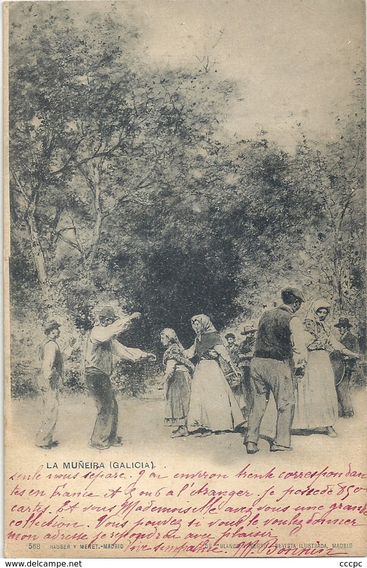 CPA Espagne La Muñeira Galicia