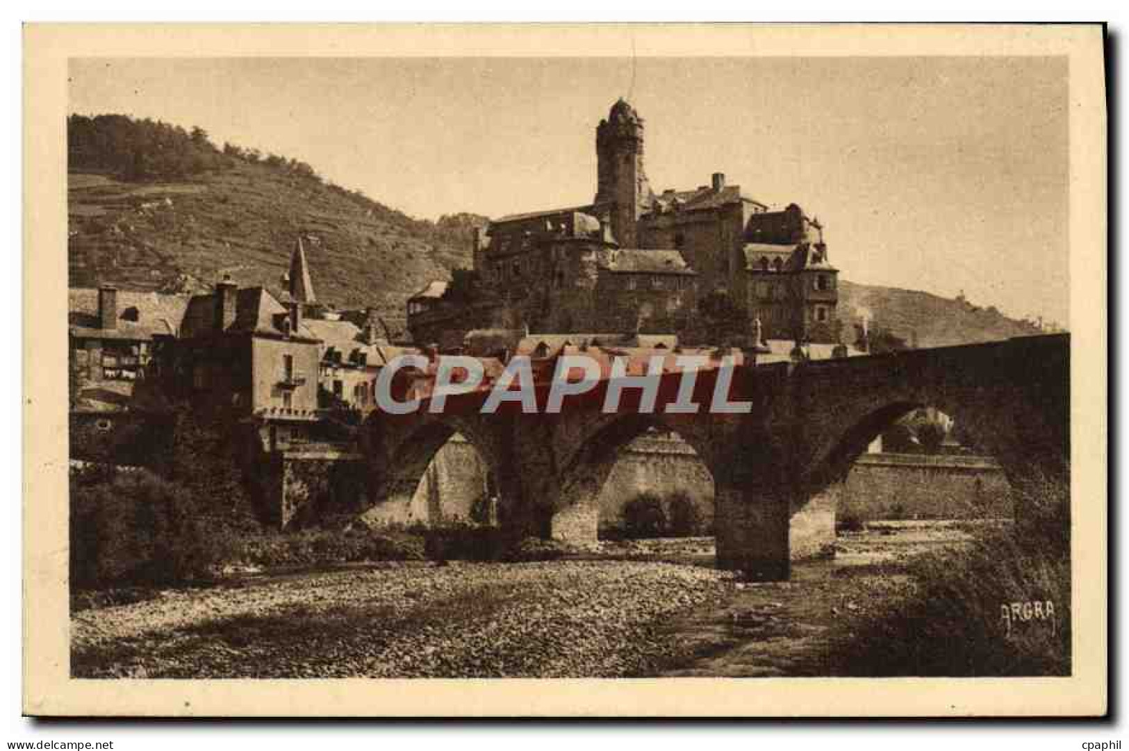 CPA Espalion L'Ancien Chateau