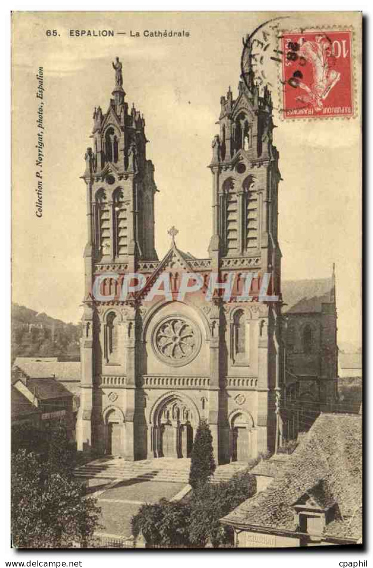 CPA Espalion La Cathedrale