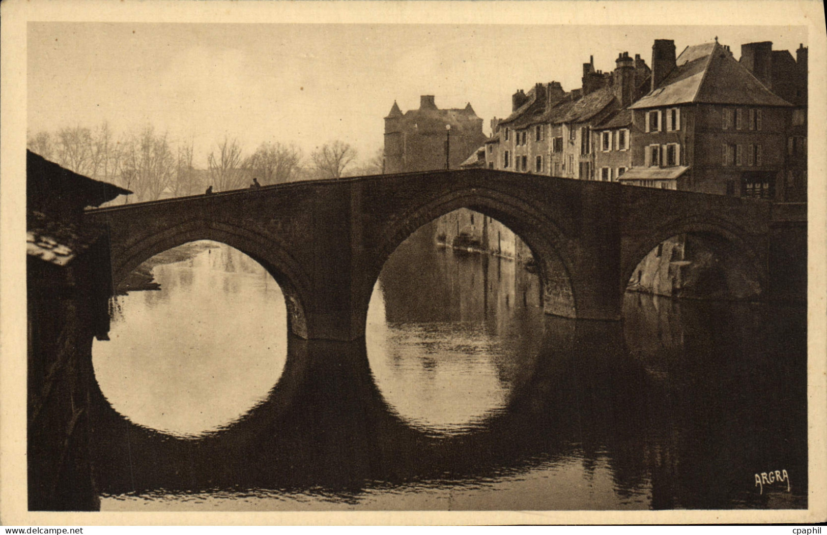 CPA Espalion Le Vieux Pont