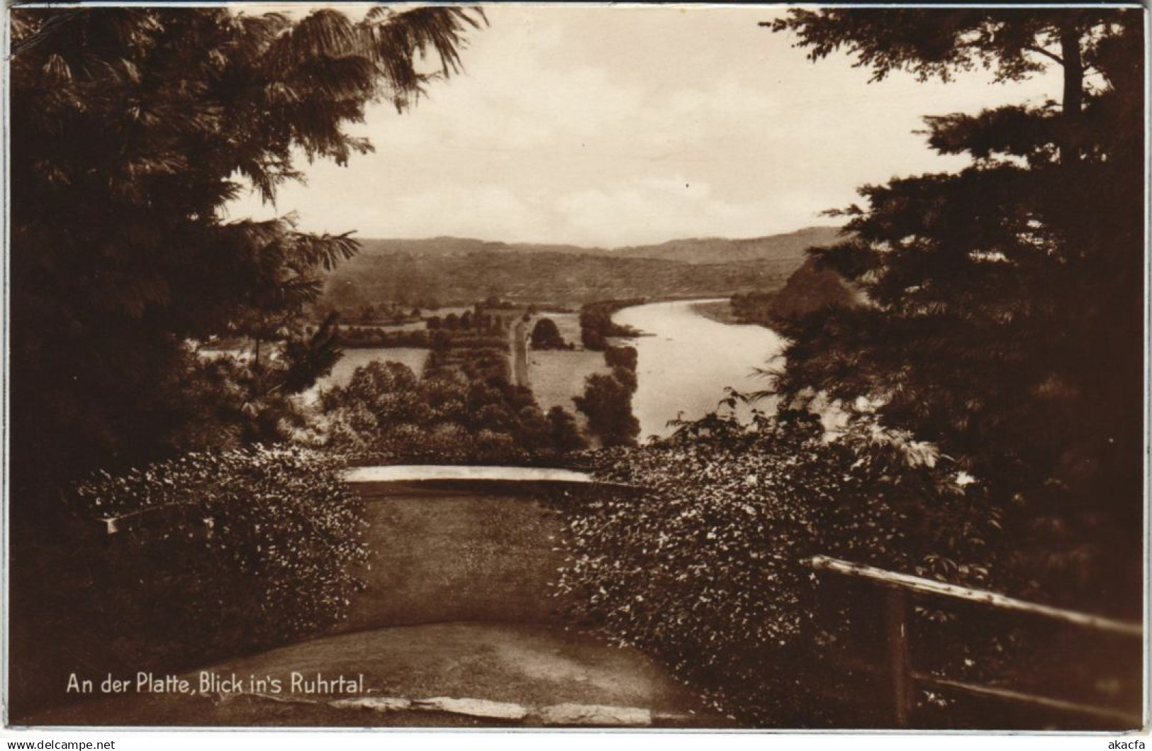 CPA Essen An der Platte, Blick in's Ruhrtal GERMANY (1134549)