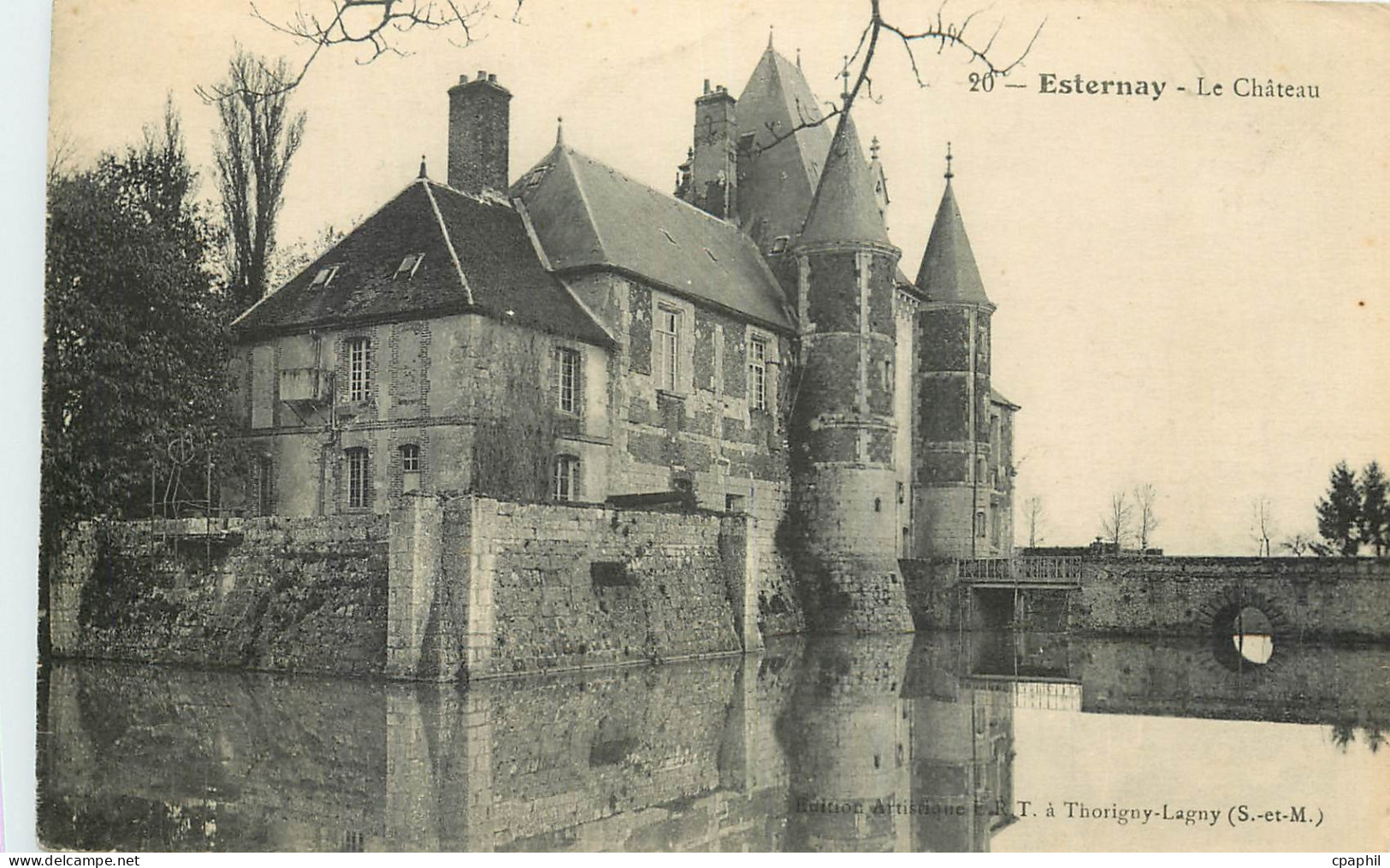 CPA Esternay Le Chateau