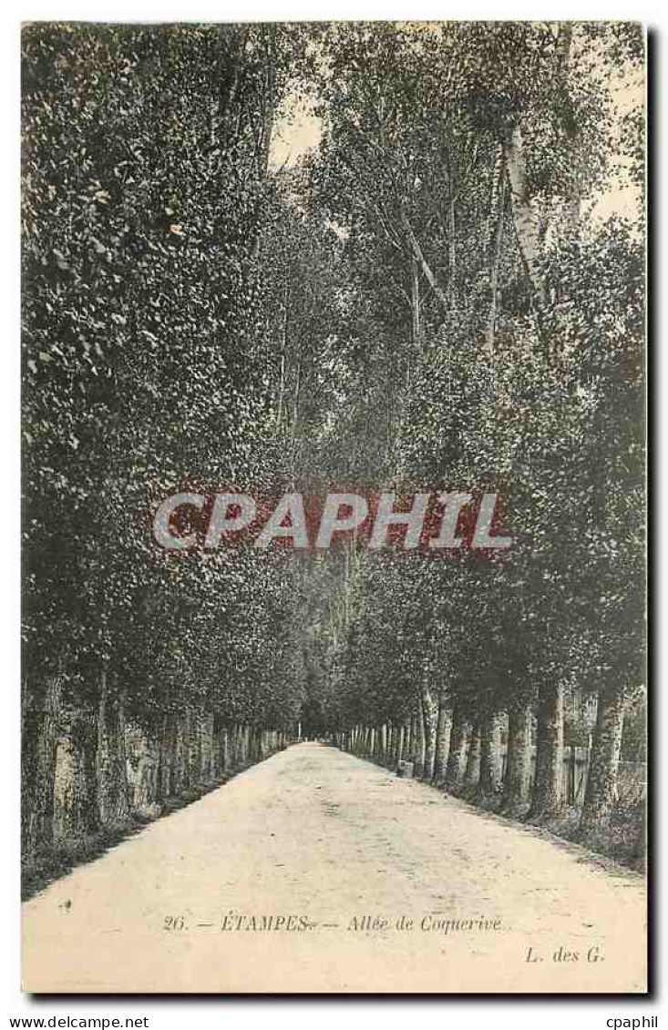 CPA Etampes Allee de Conquerive