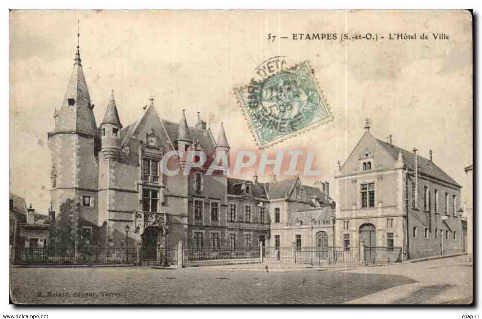 CPA Etampes Hotel de ville