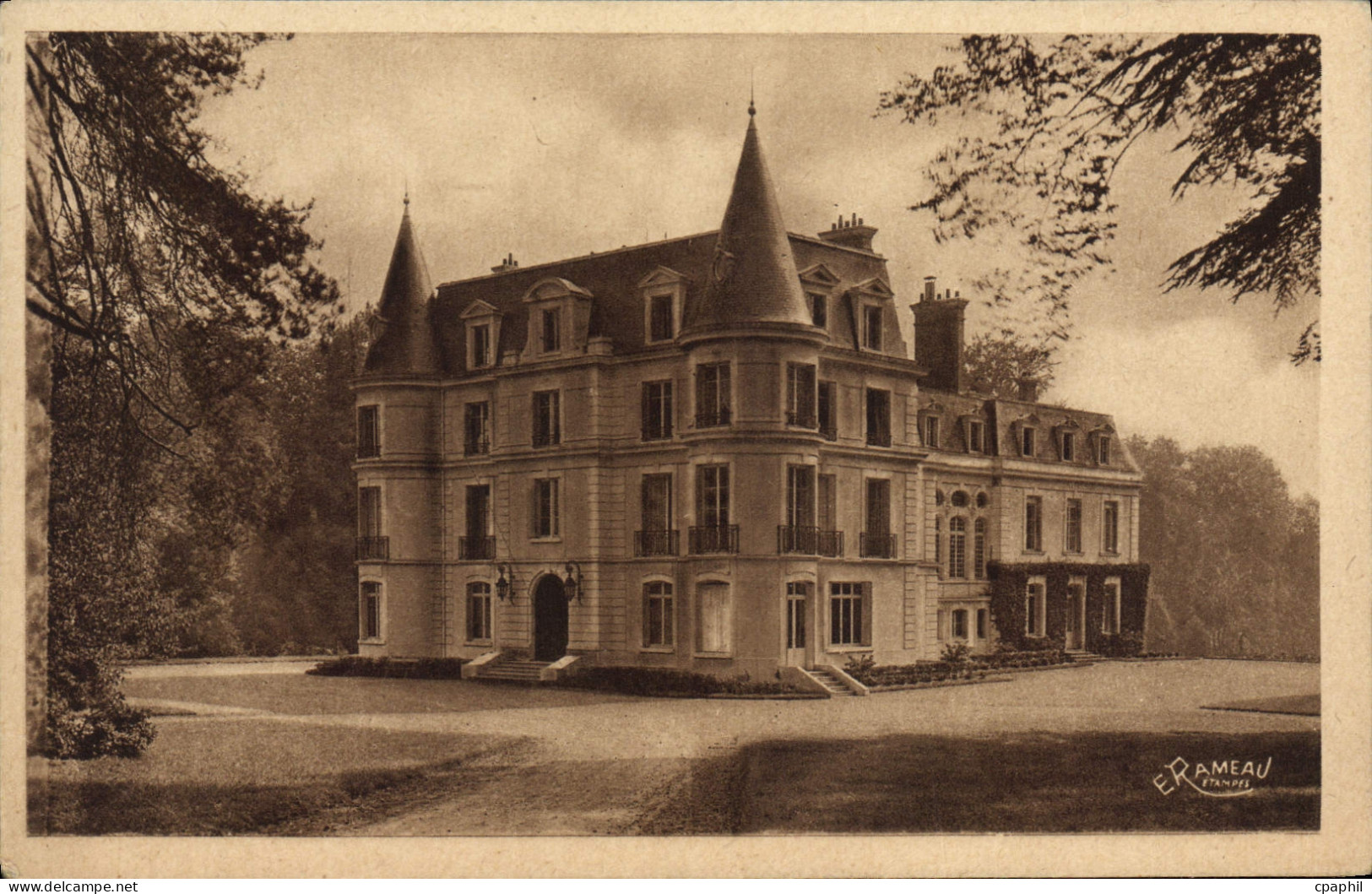 CPA Etampes Morigny Le Chateau De Brunehaut