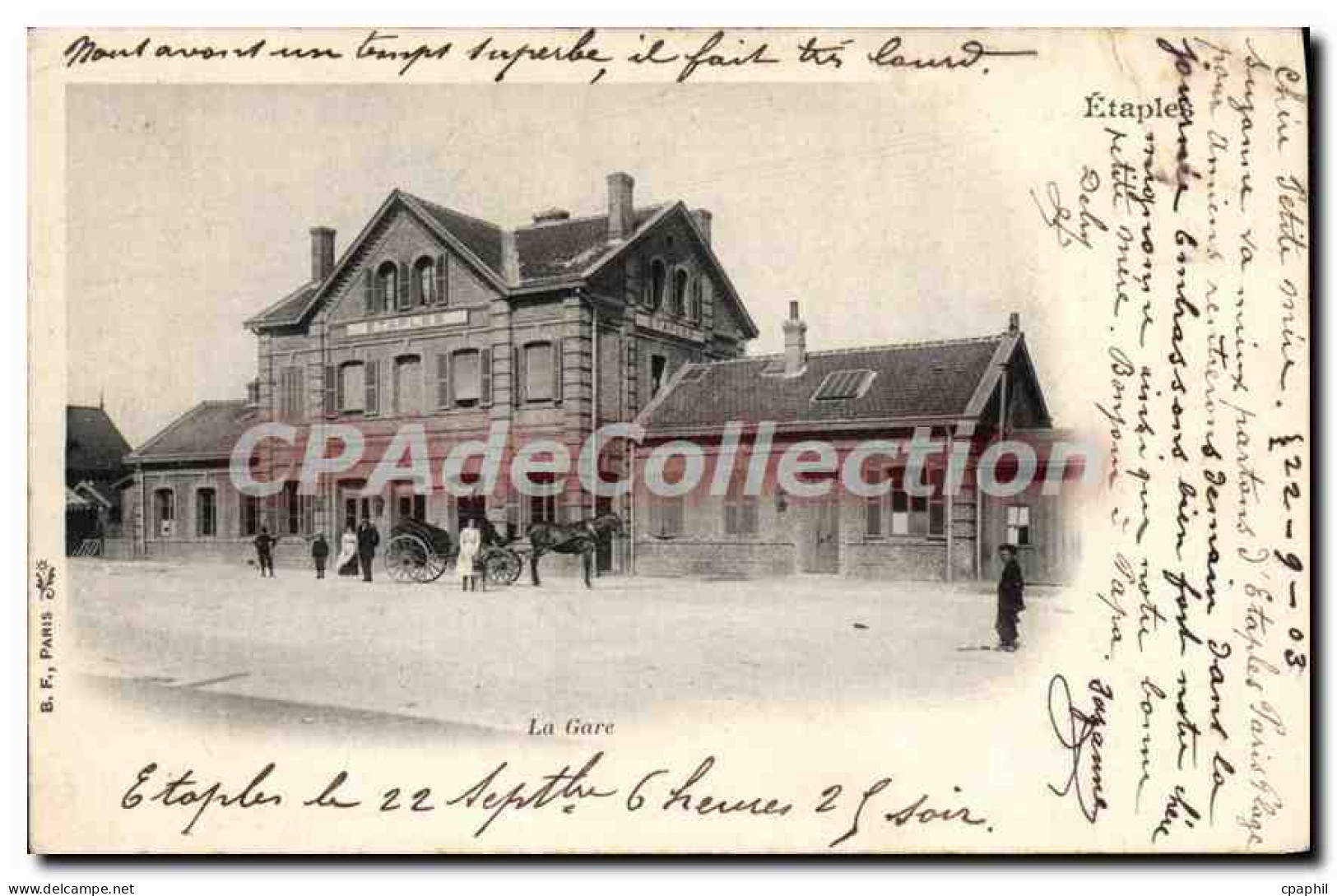 CPA Etaples La Gare