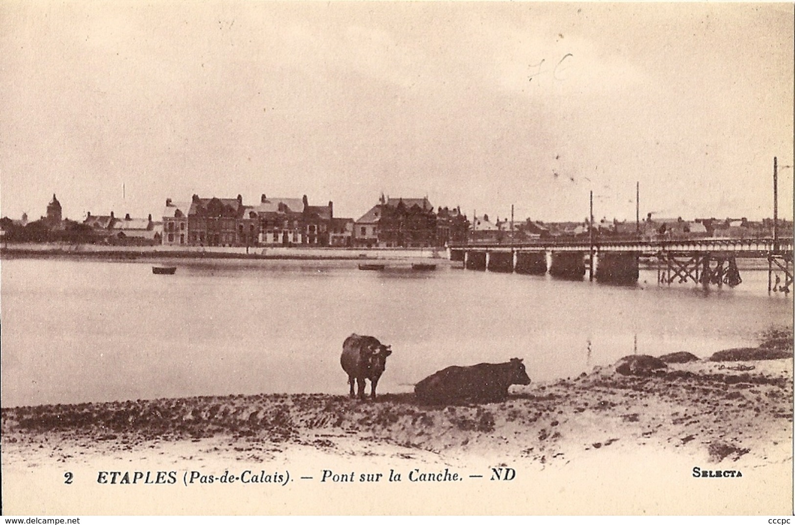 CPA Etaples Pont sur La Canche