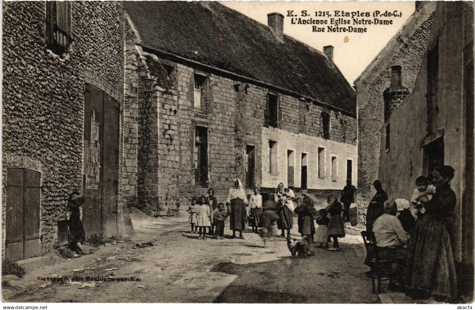 CPA Etaples Rue Notre-Dame (1392039)