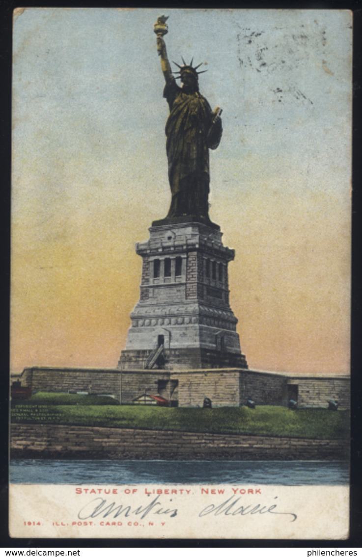 CPA - (Etats-Unis) Staue of Liberty, New York (obl.1905)