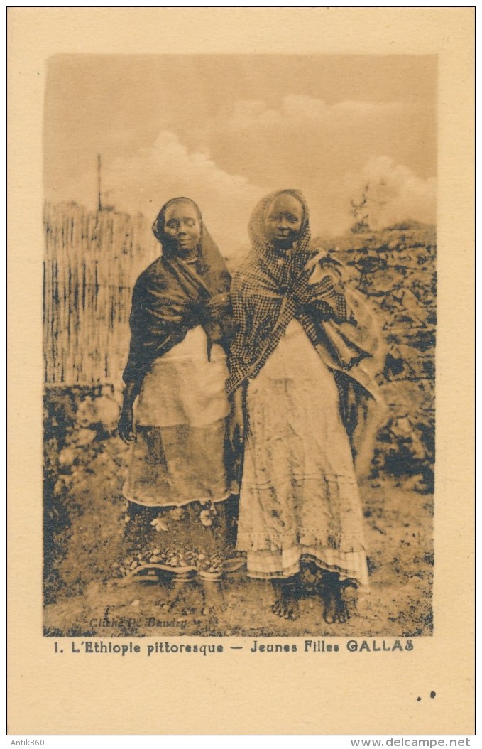 CPA ETHIOPIE L'Ethiopie Pittoresque - Jeunes filles Gallas