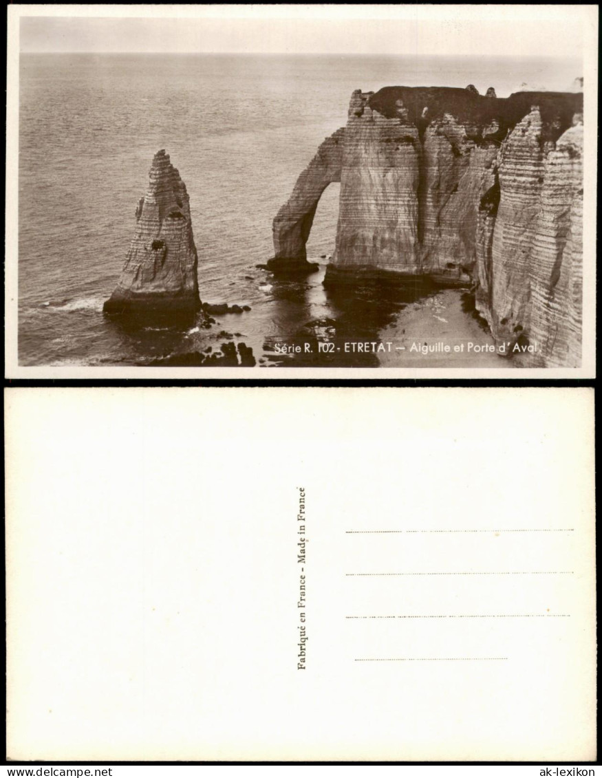 CPA Étretat ETRETAT Aiguille et Porte d'Aval 1930