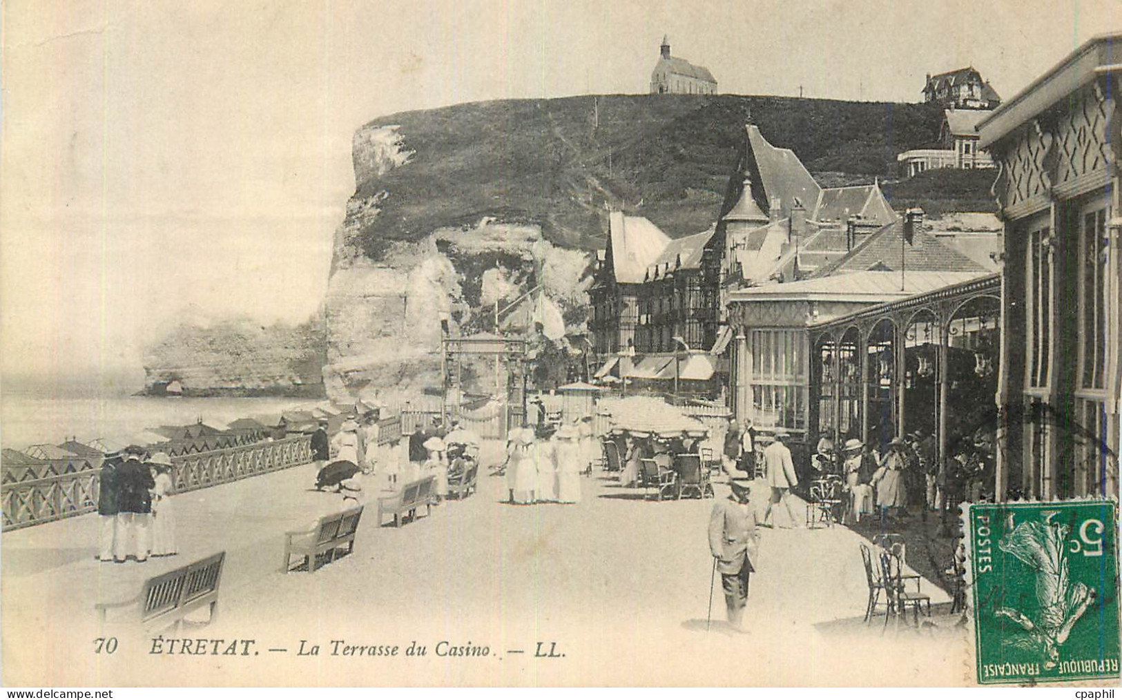 CPA Etretat La Terrasse du Casino