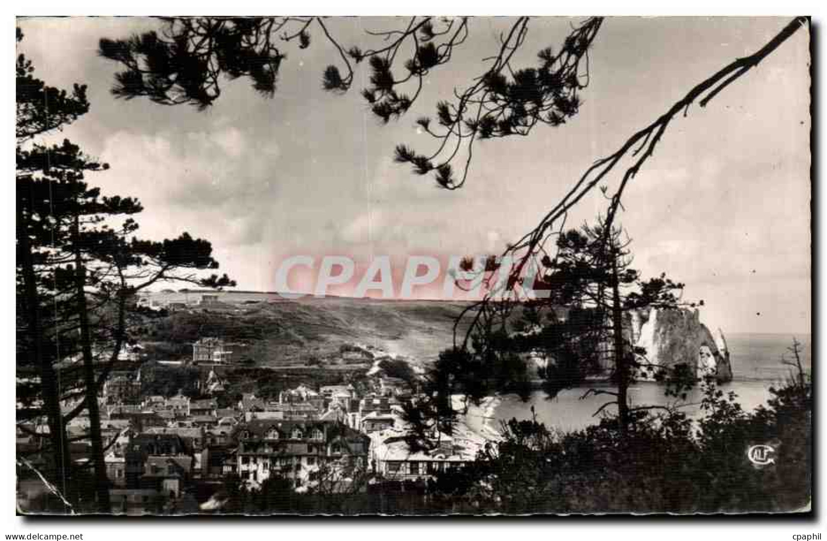 CPA Etretat Vue des Coteaux
