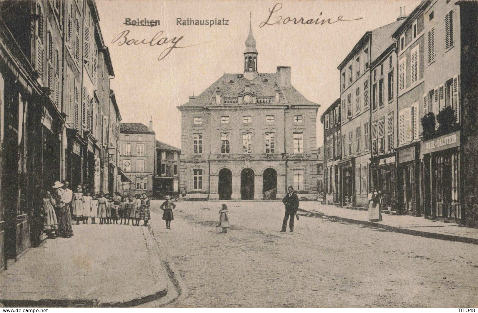 CPA - EU - France - 57 Moselle - Boulay - (Bolchen Rathausplatz)