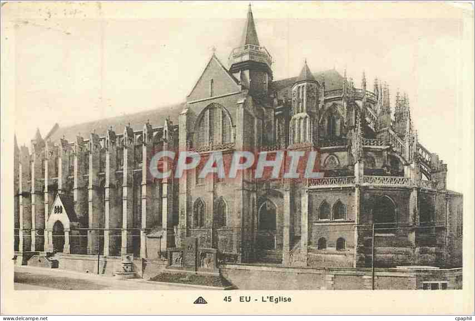 CPA Eu L'Eglise