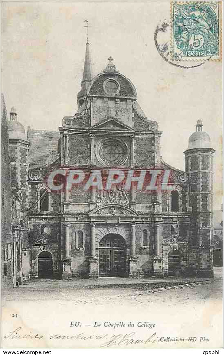 CPA Eu La Chapelle du Cellege