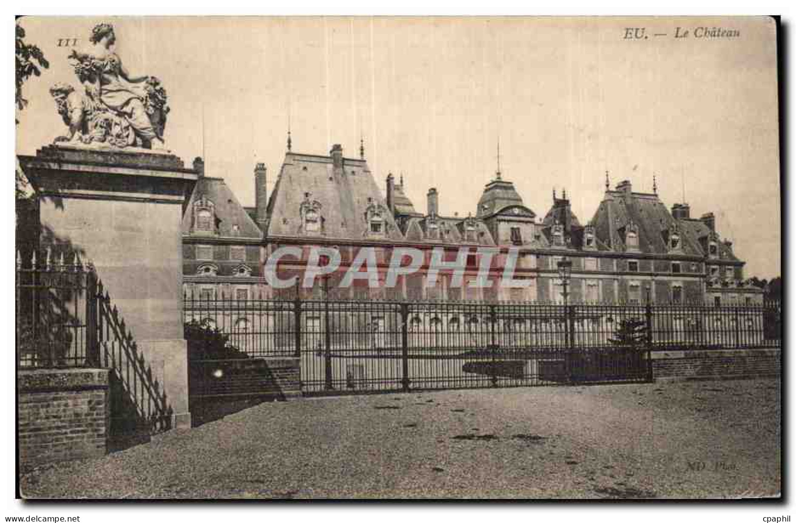 CPA Eu Le chateau