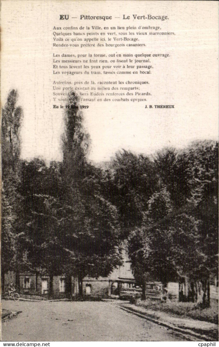 CPA Eu Le vert bocage