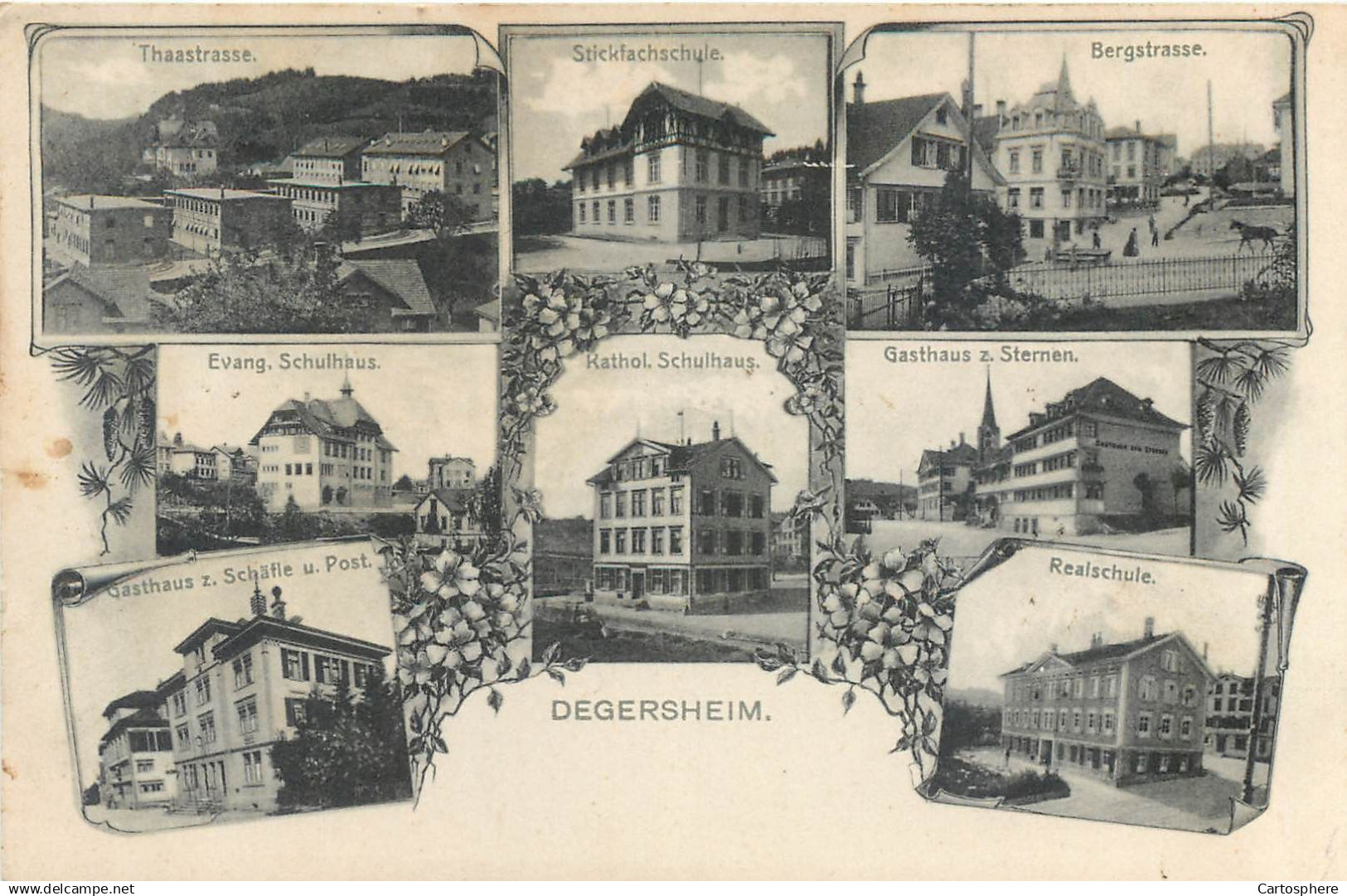 CPA Europe > Suisse > SG Saint-Gall > Degersheim Multivues