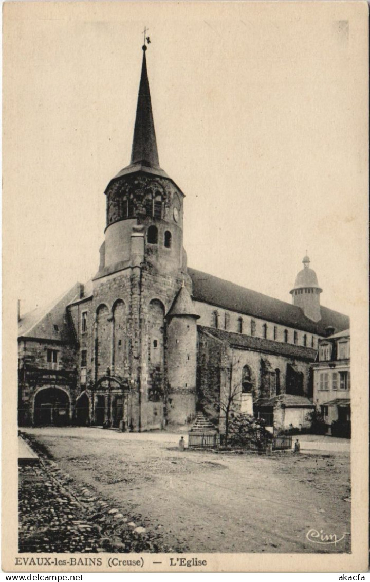 CPA EVAUX-les-BAINS L'Eglise (1144037)