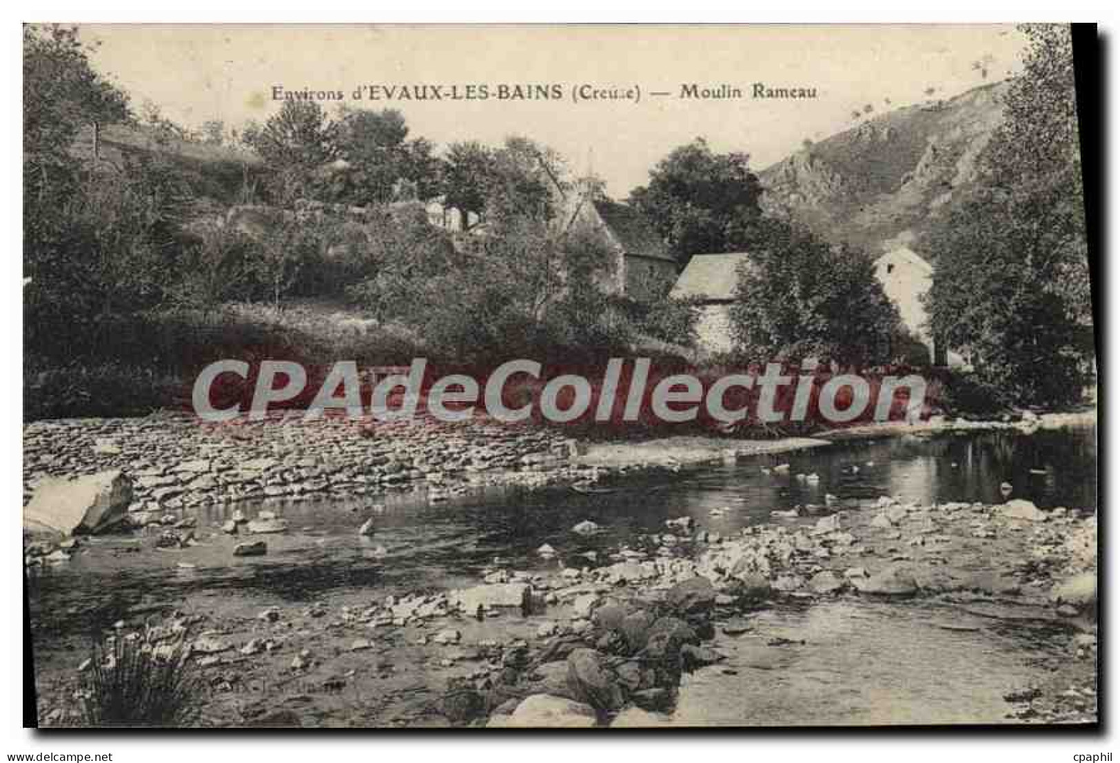 CPA Evaux Les Bains Moulin Rameau