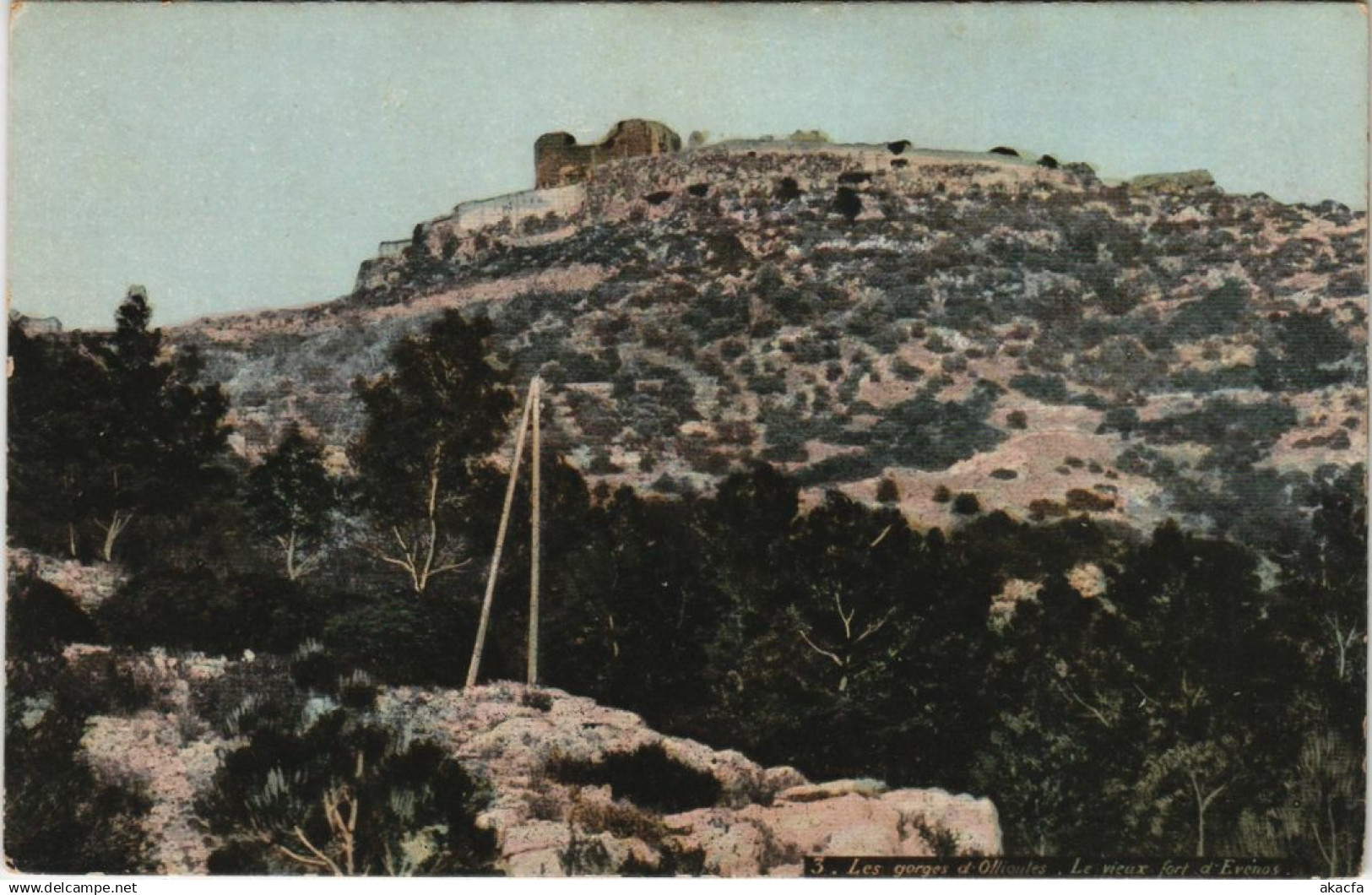 CPA EVENOS OLLIOULES - Les Gorges d'Ollioules - Vieux Fort d'Evenos (1112380)